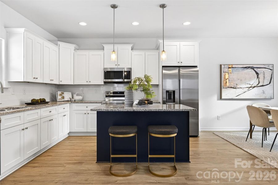 Furnished interior view inside a new home in , Charlotte (Image 7).