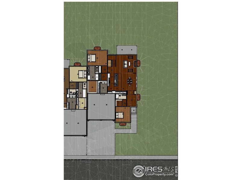 The floor plan