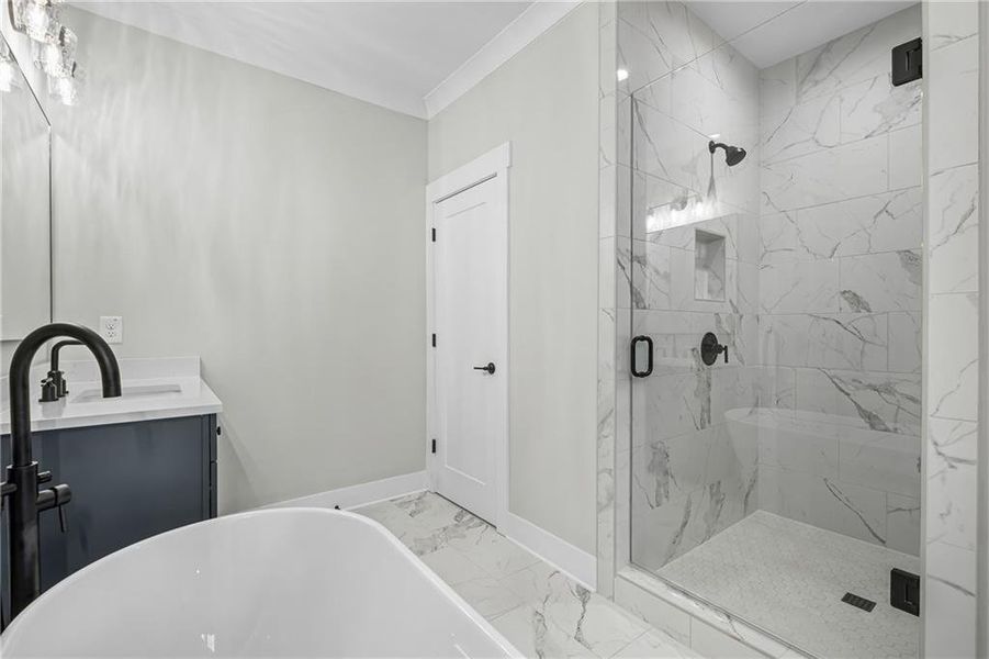 Furnished interior view inside a new home in Devin's Shire - A Kennesaw Tradition, Kennesaw (Image 9). Furnished interior view inside a new home in Devin's Shire - A Kennesaw Tradition, Kennesaw (Image 9).