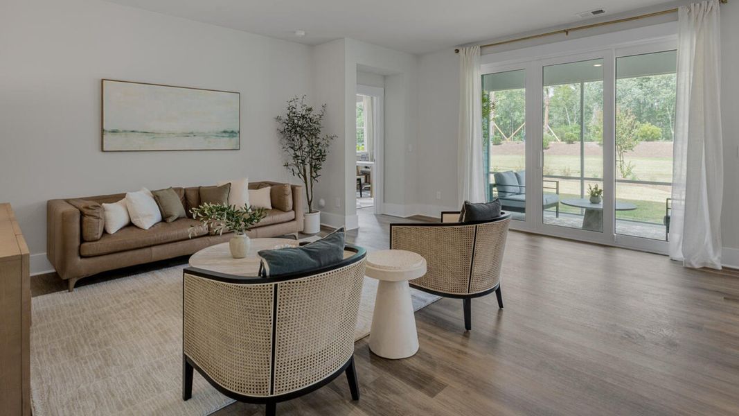 Representative furnished interior of a home built from the MADISON by D.R. Horton in Indigo Preserve, Leland (Image 14). Representative furnished interior of a home built from the MADISON by D.R. Horton in Indigo Preserve, Leland (Image 14).