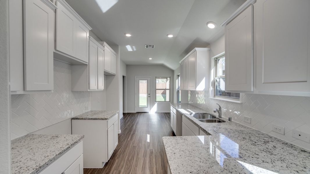 Representative furnished interior of a home built from the Pearl by D.R. Horton in Elevon, Lavon (Image 4).