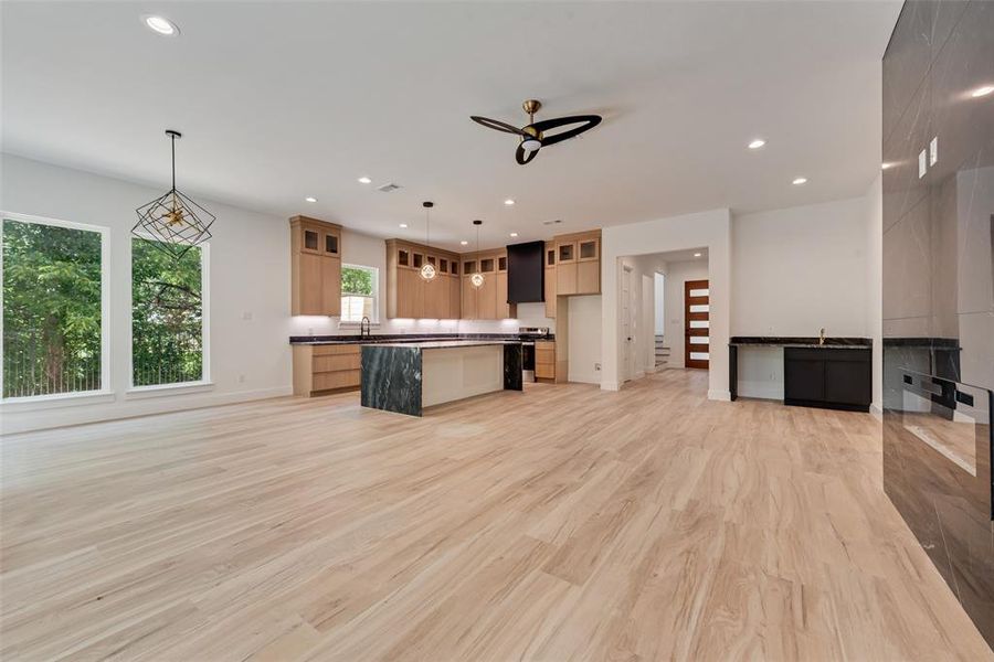 Furnished interior view inside a new home in , Dallas (Image 9).