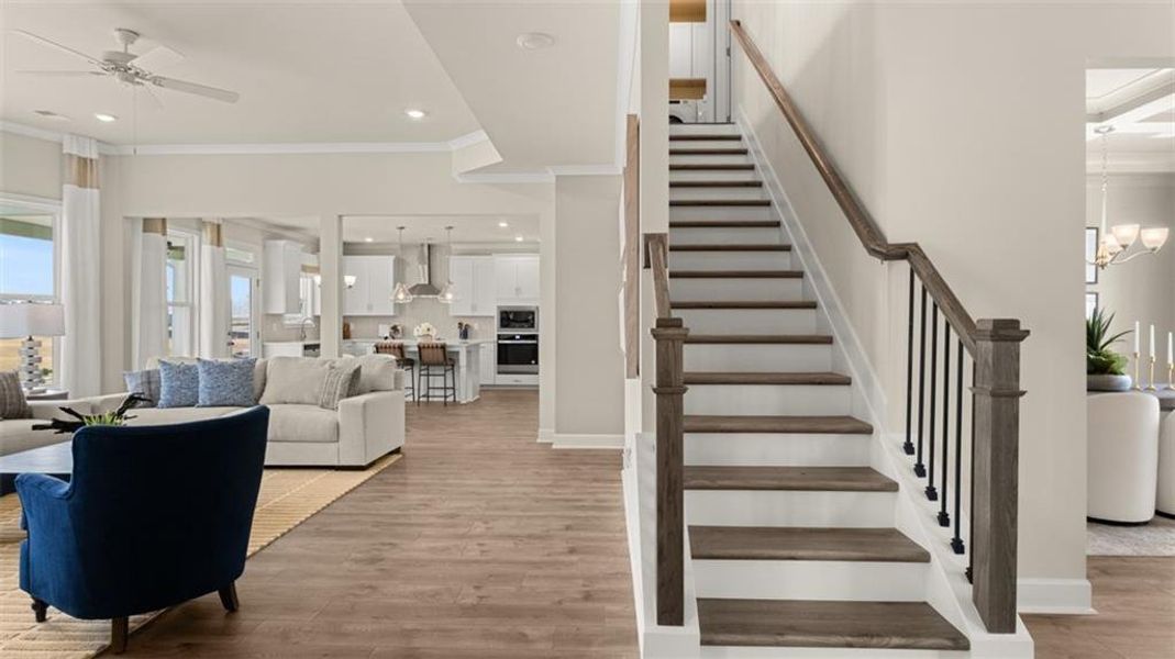 Furnished interior view inside a new home in The Gates at Pates Creek, Hampton (Image 13).