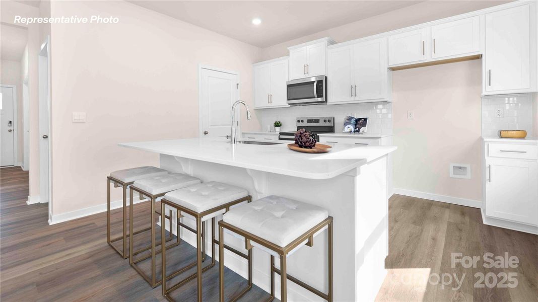 Furnished interior view inside a new home in Villages of Maiden, Maiden (Image 5).