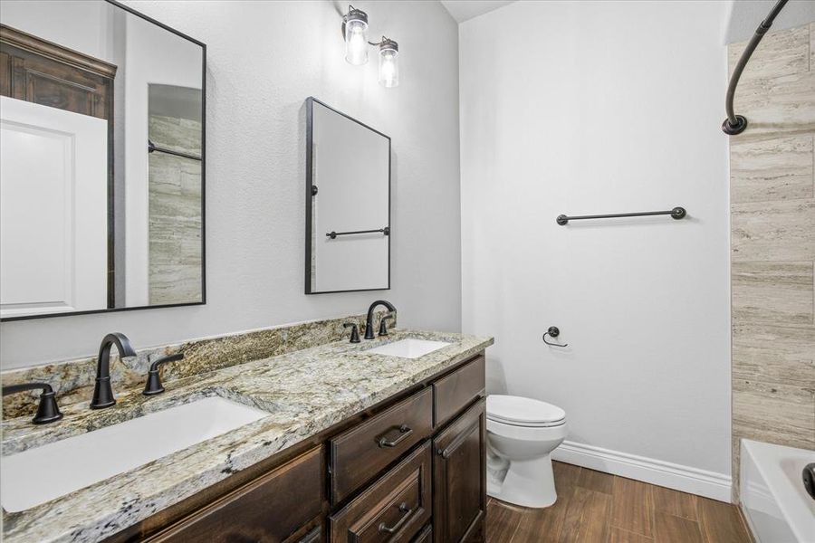 Furnished interior view inside a new home in , Granbury (Image 12).