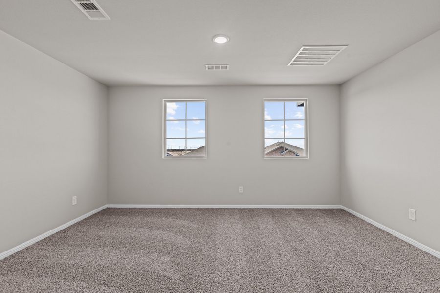 Representative unfurnished interior of a home built from the Gulfport by D.R. Horton in Yukon Ridge, Odessa (Image 22). Representative unfurnished interior of a home built from the Gulfport by D.R. Horton in Yukon Ridge, Odessa (Image 22).