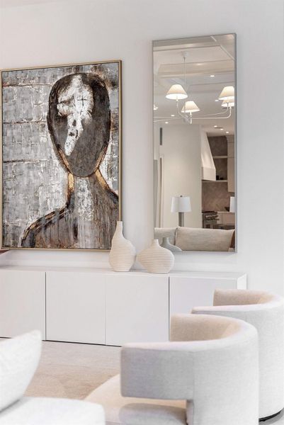 Furnished interior view inside a new home in , Delray Beach (Image 58).