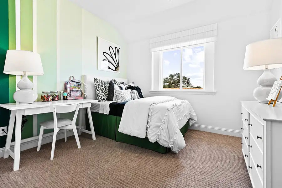 Furnished interior view inside a new home in Keeneland, Aubrey (Image 25).