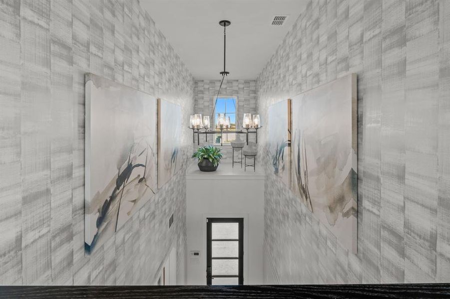 Furnished interior view inside a new home in East Village - Classic Series, Frisco (Image 18).