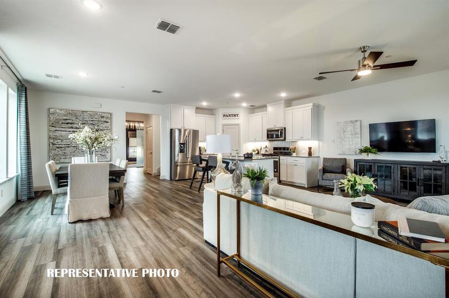 Beautiful open concept designs are waiting for you at Park Vista!  REPRESENTATIVE PHOTO OF MODEL HOME.