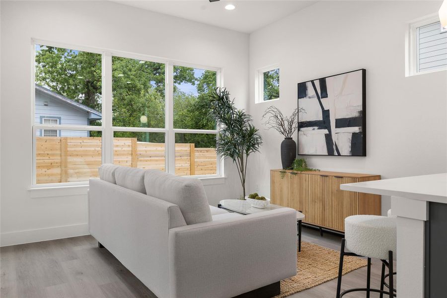 Furnished interior view inside a new home in , Austin (Image 17).