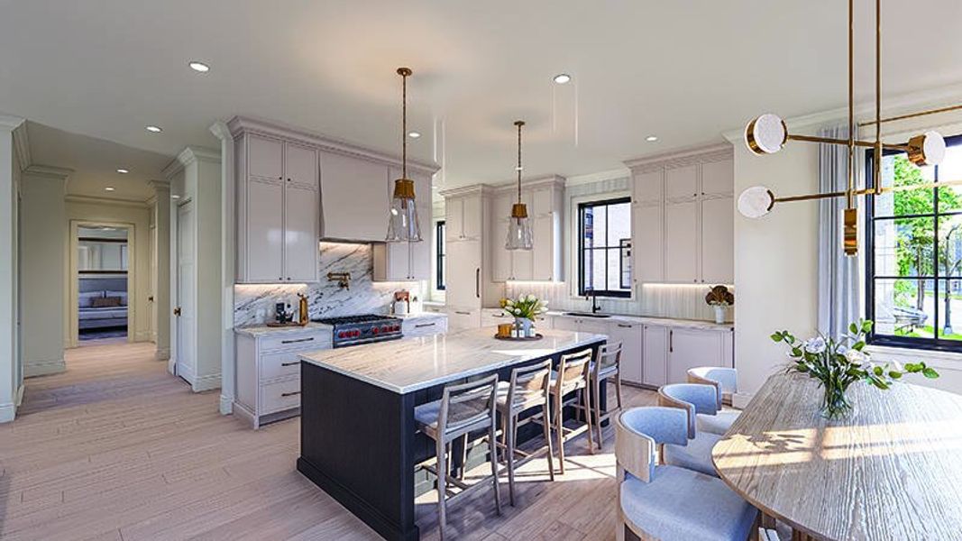 Furnished interior view inside a new home in , Mount Pleasant (Image 8).