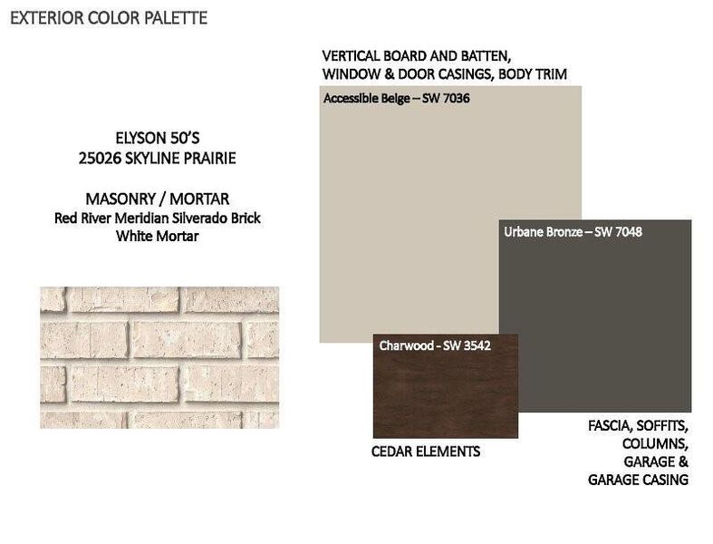 Sample of building materials used in homes in Elyson, Katy (Image 7).
