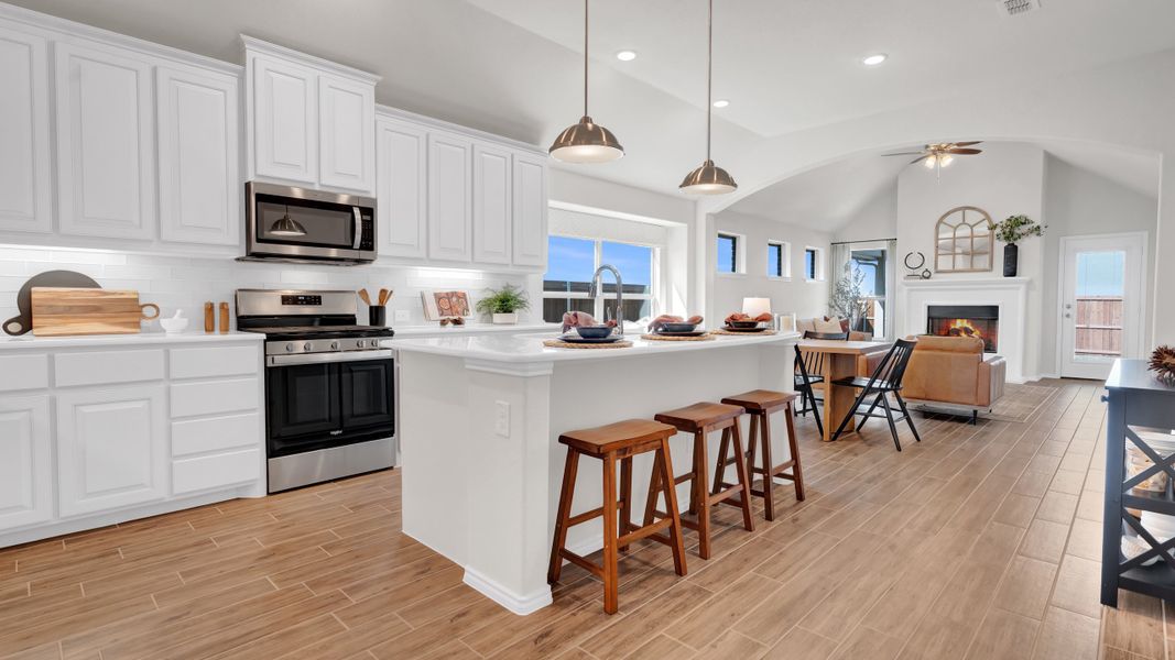 Representative furnished interior of a home built from the Concept 1991 by Risewell Homes in Silo Mills, Joshua (Image 7).