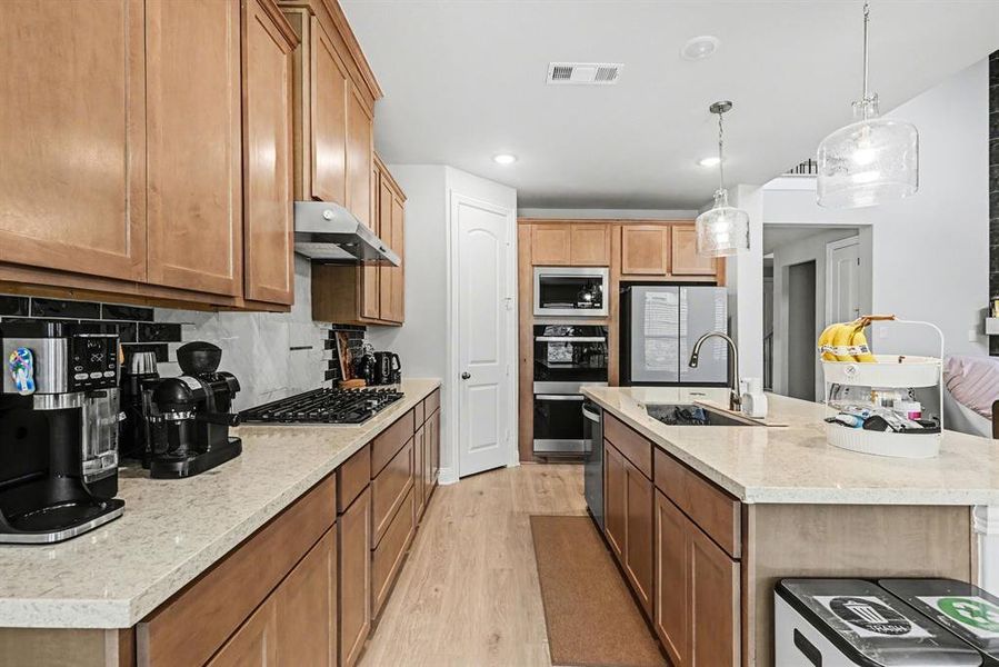 Furnished interior view inside a new home in Pecan Square, Justin (Image 5).