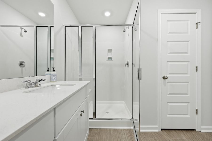 Furnished interior view inside a new home in Sweetgrass at Summers Corner: Carolina Collection, Summerville (Image 35).