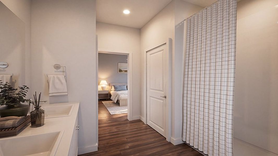 Furnished interior view inside a new home in Pineview North, Summerville (Image 6).
