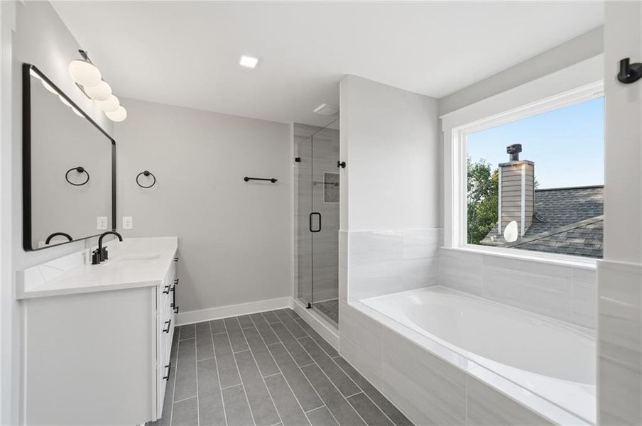 Furnished interior view inside a new home in , Canton (Image 35).