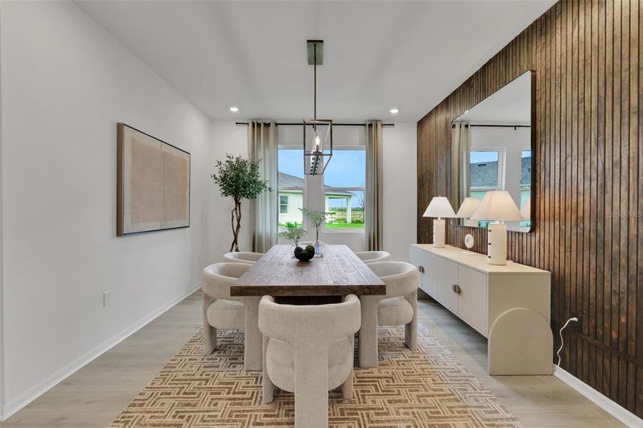 Furnished interior view inside a new home in Creekside Run at Babcock Ranch, Punta Gorda (Image 34). Furnished interior view inside a new home in Creekside Run at Babcock Ranch, Punta Gorda (Image 34).