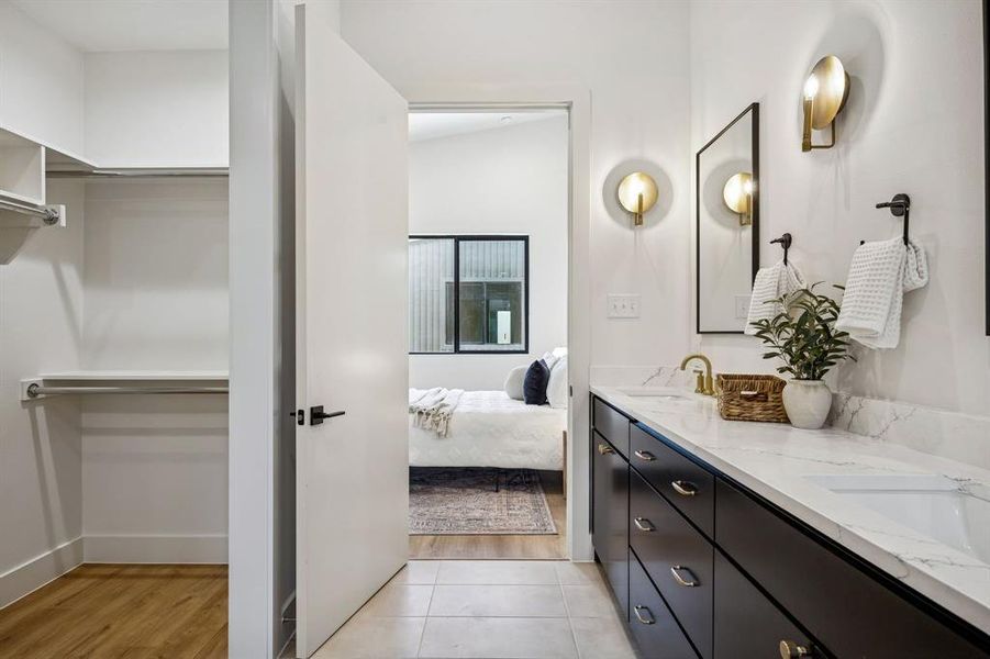 Furnished interior view inside a new home in , Dallas (Image 11). Furnished interior view inside a new home in , Dallas (Image 11).