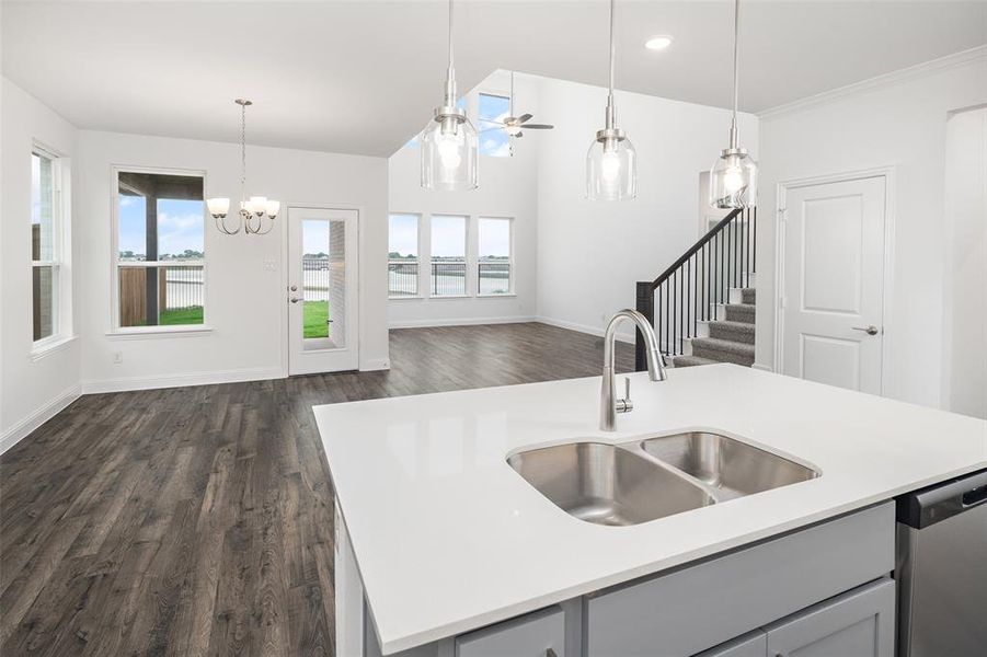 Furnished interior view inside a new home in Walden Pond, Forney (Image 8).