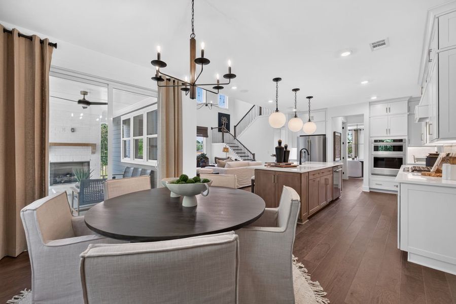 Representative furnished interior of a home built from the Newlyn by Pulte Homes in Windsor Court, Fayetteville (Image 12).