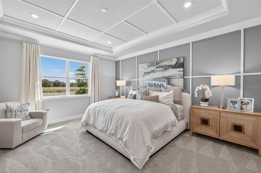 Furnished interior view inside a new home in Pasadena Ridge Master, Dade City (Image 14).