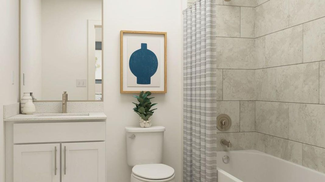 Furnished interior view inside a new home in Deer Valley, Canton (Image 11).