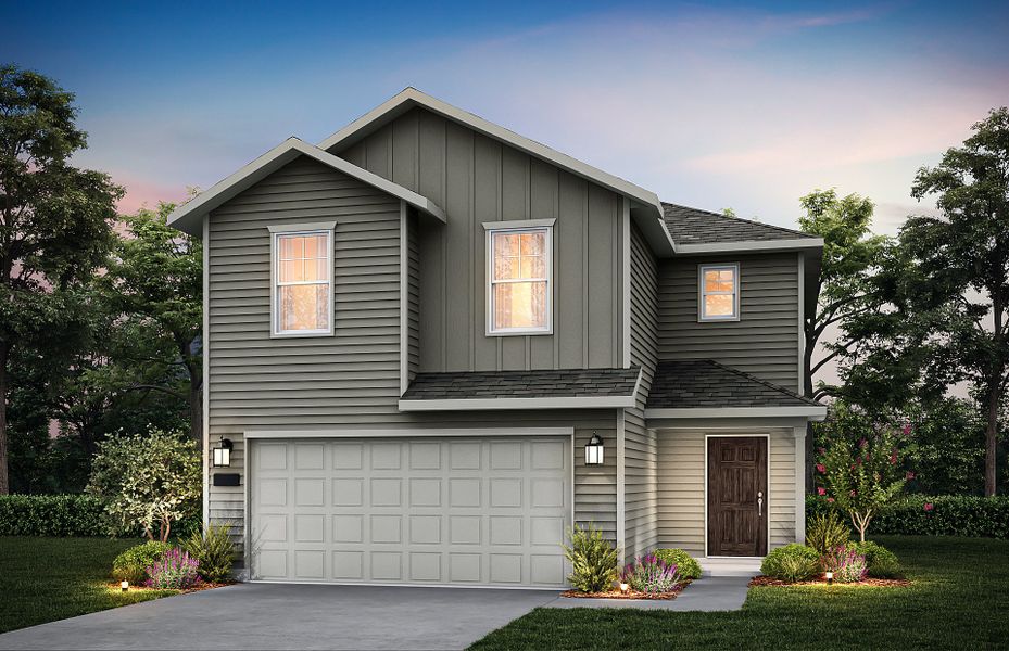 The Pierce, a 2-story new construction home showing Home Exterior HC102