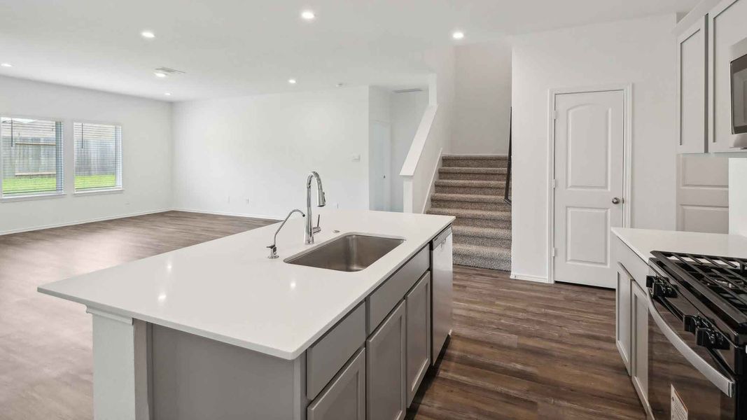 Furnished interior view inside a new home in Grand Pines, Magnolia (Image 8).