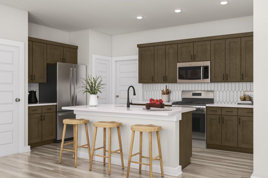 Furnished interior view inside a new home in Park Central, Georgetown (Image 5).