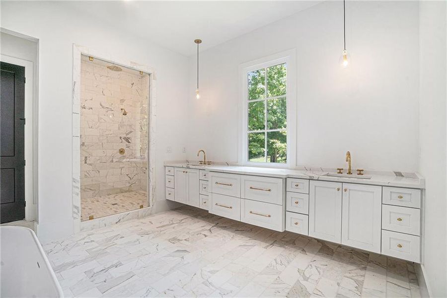 Furnished interior view inside a new home in , Atlanta (Image 13). Furnished interior view inside a new home in , Atlanta (Image 13).