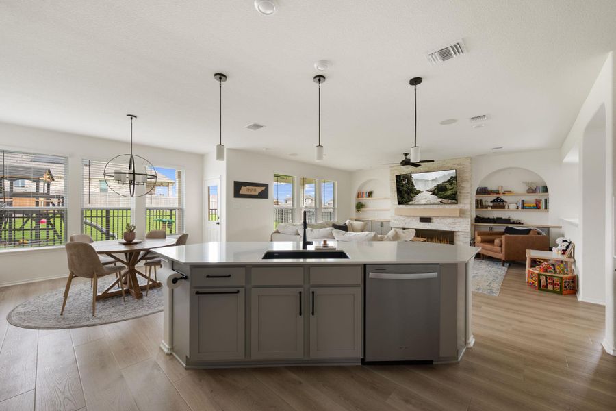 Furnished interior view inside a new home in , Round Rock (Image 12).