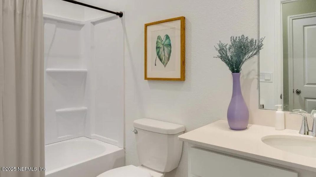 Furnished interior view inside a new home in Edenbrooke at Hyland Trail | 55+: Edenbrooke at Hyland Trail 60s, Green Cove Springs (Image 6).