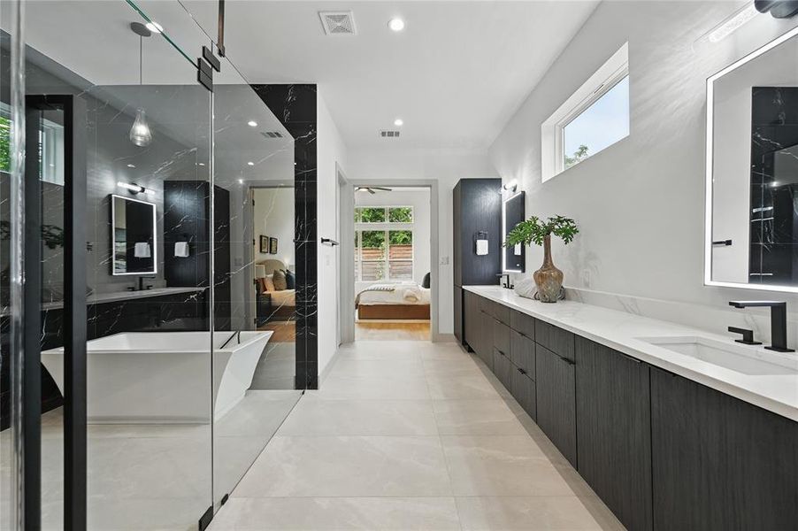 Furnished interior view inside a new home in , Dallas (Image 15). Furnished interior view inside a new home in , Dallas (Image 15).