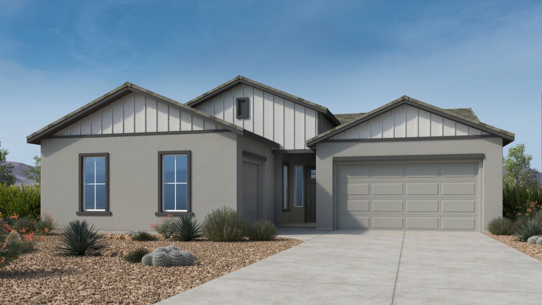 Representative exterior photo of a completed home built from the Yellowstone by Taylor Morrison in Verdin Passage Collection, Phoenix, AZ (Image 17). Representative exterior photo of a completed home built from the Yellowstone by Taylor Morrison in Verdin Passage Collection, Phoenix, AZ (Image 17).