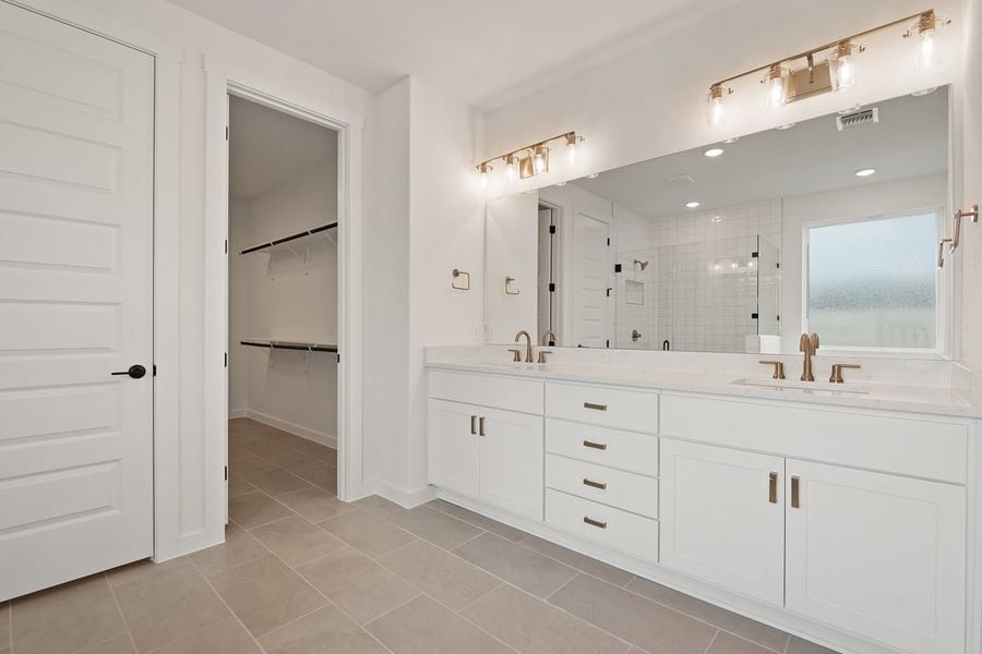 Furnished interior view inside a new home in Park Collection At Wolf Ranch, Georgetown (Image 14). Furnished interior view inside a new home in Park Collection At Wolf Ranch, Georgetown (Image 14).