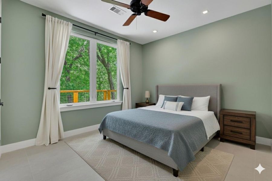 Guest bedroom 2 - virtually staged