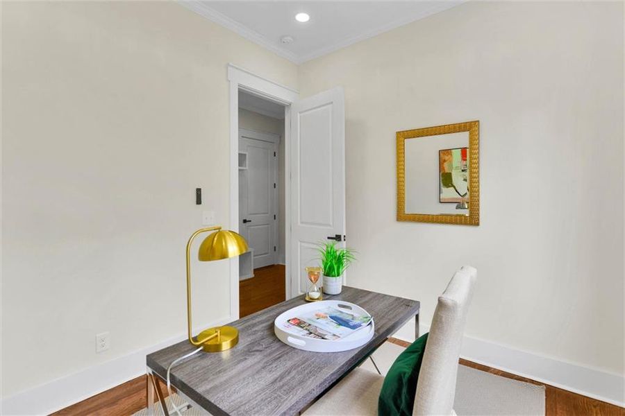 Furnished interior view inside a new home in , Snellville (Image 35).