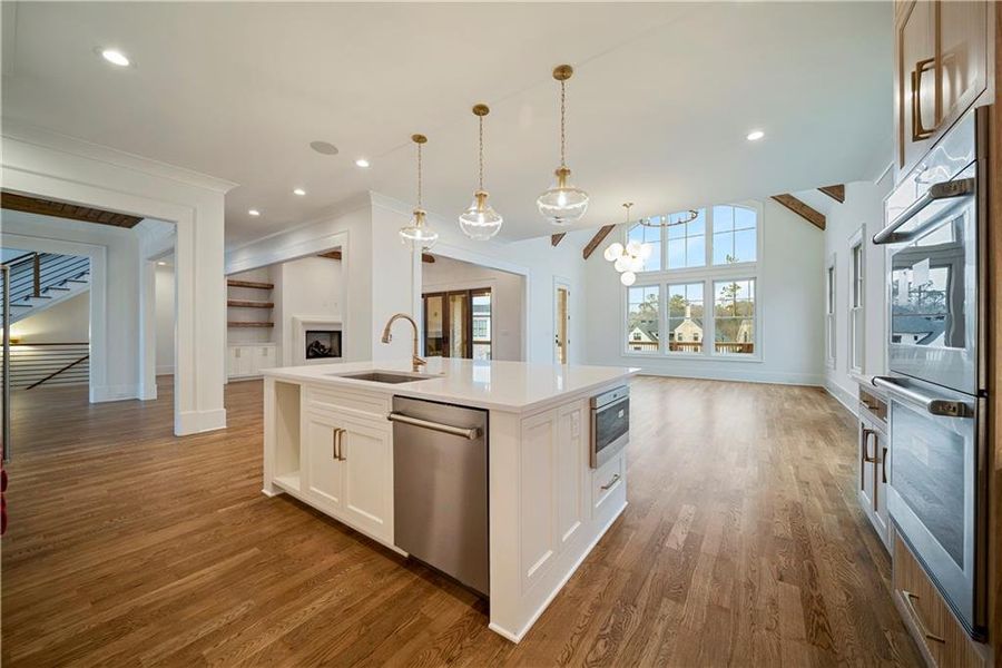 Furnished interior view inside a new home in , Alpharetta (Image 10).