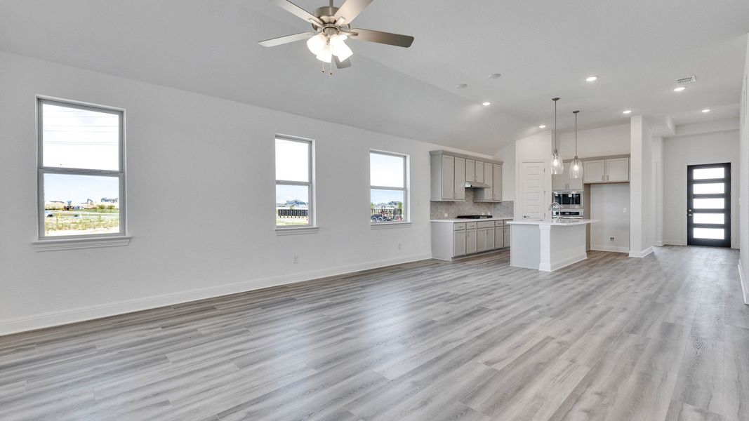 Furnished interior view inside a new home in Preserve at Lakeside Meadows, Pflugerville (Image 11).