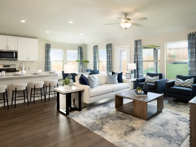 Furnished interior view inside a new home in Westmoor, Sherman (Image 6).