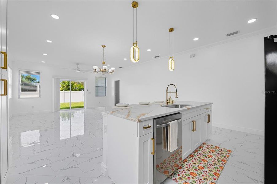 Furnished interior view inside a new home in , Tampa (Image 6). Furnished interior view inside a new home in , Tampa (Image 6).
