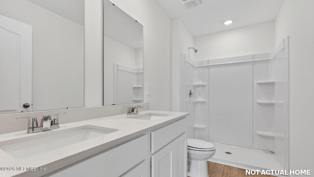 Furnished interior view inside a new home in Copes Landing, Jacksonville (Image 11).