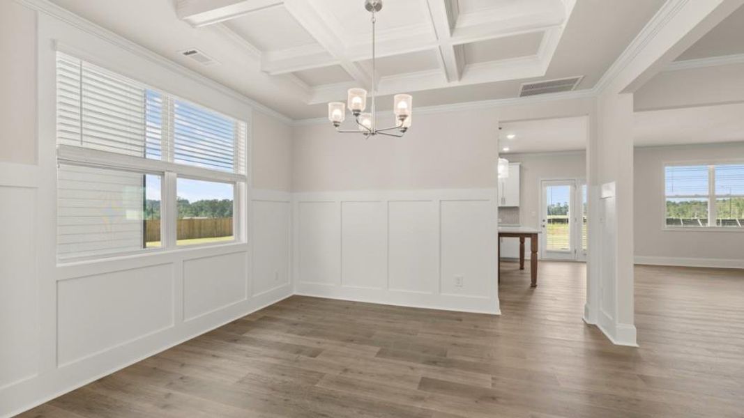 Spacious, unfurnished interior of a new home in Hamptons at Riverwood East, Dallas (Image 16).