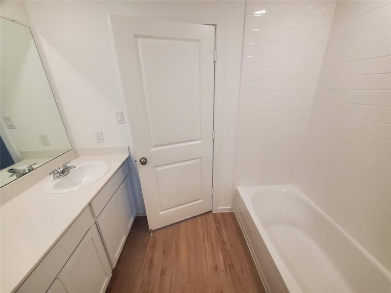 Furnished interior view inside a new home in Windrose Green, Angleton (Image 4).