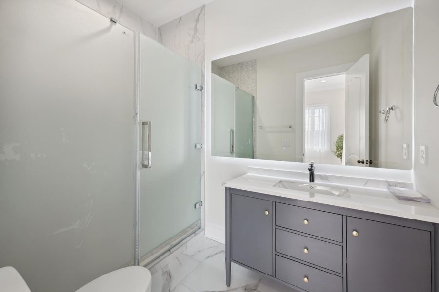 Furnished interior view inside a new home in , Georgetown (Image 14).