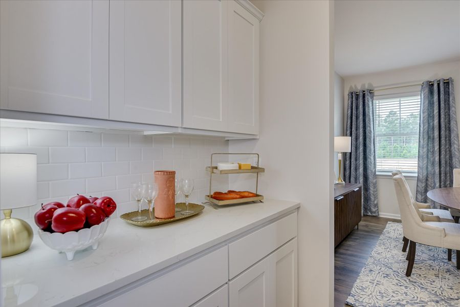Furnished interior view inside a new home in Heritage Bay, Sumter (Image 26). Furnished interior view inside a new home in Heritage Bay, Sumter (Image 26).