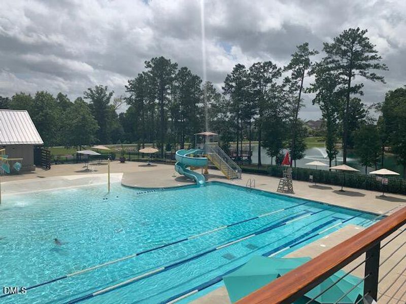 One of 2 saltwater pools