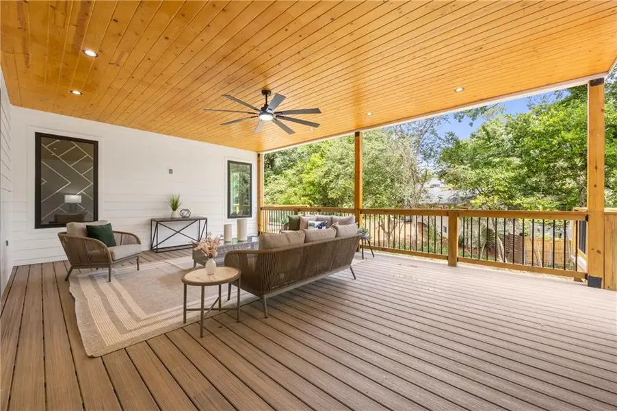Exterior details and patio area of a home in , Sandy Springs (Image 3). Exterior details and patio area of a home in , Sandy Springs (Image 3).